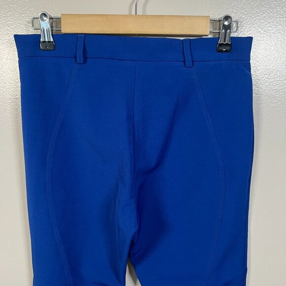 Sandro Paris Ankle Zip Pants Size 40 US 8 Cobalt Blue Skinny Work Career Office - Picture 8 of 9